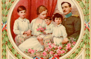  дописна карта са ликом краљевске породице Карађорђевић, издање књижарнице Томе Јовановића и Вујића, Београд