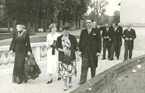 Representatives of Little Entente with wives during the Conference of the Permanent Council of Little Entente and Reception at the Castel “Brdo”